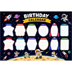 Classroom Birthday Calendar Space Design